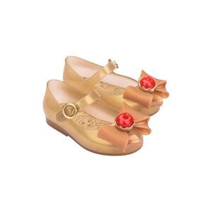 Mini Melissa Sweet Love + Snow White Baby Ballerina Flat, Brown